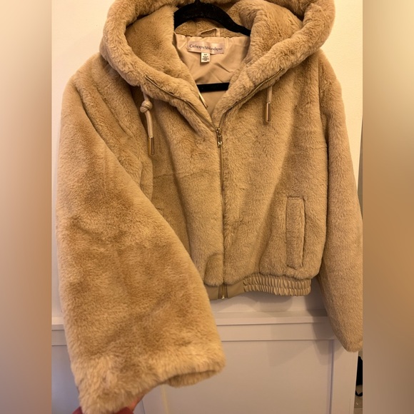 CATHERINE MALANDRINO
Hooded Faux Fur Jacket - Picture 9 of 9